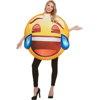 Karnevalový kostým Funiglobal - Emoji kostým smajlík se slzami - One size