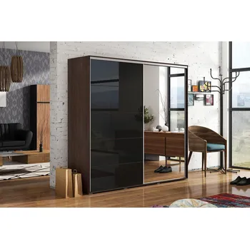 Šatní skříň Šatní skříň A11 (rozdílné barvy), výška 215 cm, šířka 175 cm