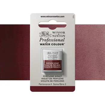 Vodová barva Akvarelová barva Winsor & Newton Professional, půlpánvička - Perylene Violet