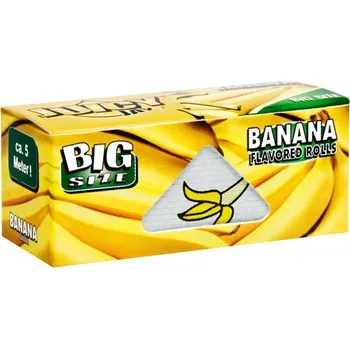 Papírky Juicy Jay's Rolls, Banán, 5m v balení (Papírky Juicy Jay´s rolovací Banán 5m v balení)