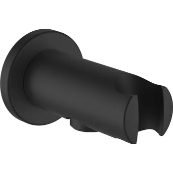 Laufen připojení sprchové hadice 1/2&quot; s nástěnným držákem ruční sprchy, PVD titan černá matná HF504778428000