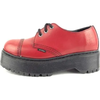 Dámské polobotky Steel boty 3 dírky 101/102/ALS3/FULL červená, velikost 38