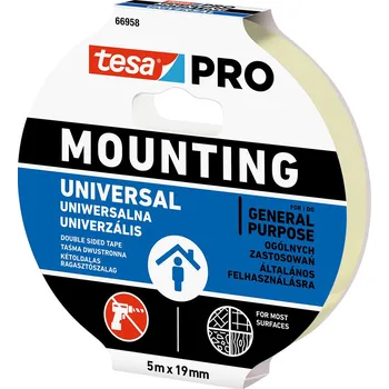 Lepicí páska Páska montážní univerzální lní 19mmx5m TESA