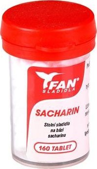 FAN SACHARIN - tabletové sladidlo 160 tablet karton