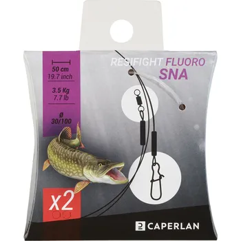 CAPERLAN Návazce na rybolov na nástrahu Resifight Fluoro 2 ks 70/100