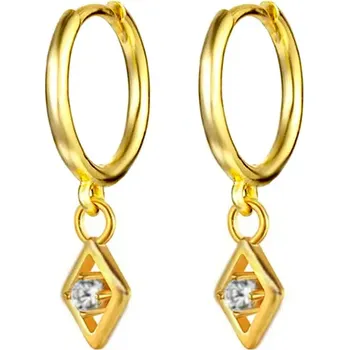 Náušnice Majya Stříbrné náušnice WENDY pozlacené Ag/; ≤1,05 g 10392