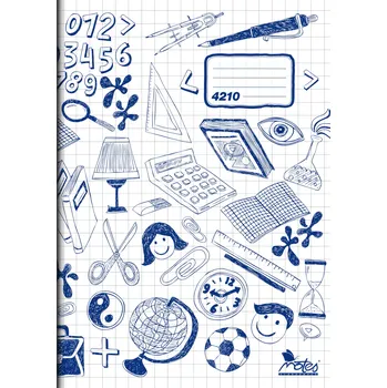 Sešit Notes Školní sešit A4 4210 20 listů čtverečkovaný matematika