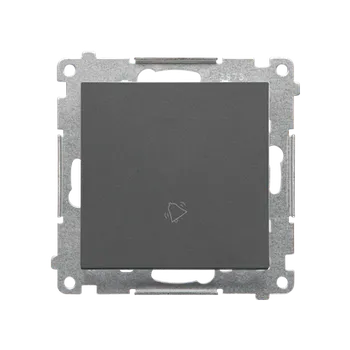 vypínač SIMON TD1.01/116 Ovladač zapínací s piktogramem "zvonek" (přístroj s krytem), řazení 1/0, 10 A / 250