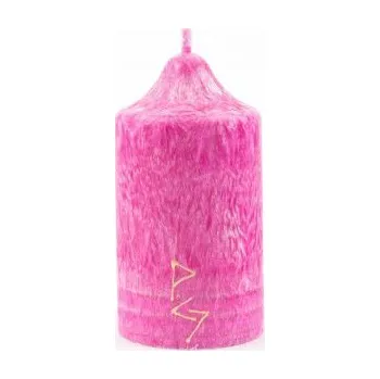 Svíčka 8 x 4,5 cm Rituální svíce růžová