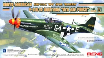 Plastikový model Meng Model North American P-51D/K 8th Air Force 1:48