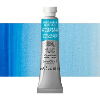 Vodová barva Akvarelová barva Winsor & Newton Professional, 5ml - Manganese Blue Hue