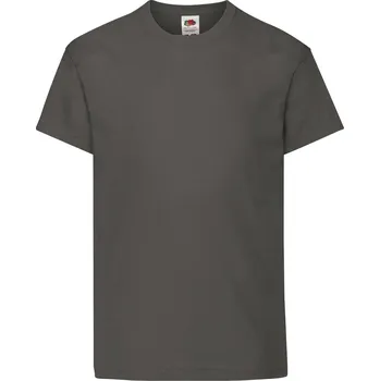 Chlapecké tričko Graphite T-shirt for Children Original Fruit of the Loom Fruit of the Loom šedá 2450347