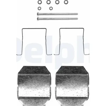 Přislušenství brzdového systému Sada příslušenství, obložení kotoučové brzdy DELPHI LX0338