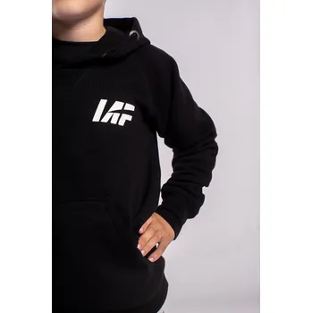 Chlapecká mikina IAF dětská mikina s kapucí I Am Fighter černá Velikost: S