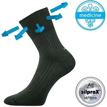 VoXX ponožky černé Corsa Medicine, velikost 43-46