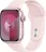 Apple Watch Series 9 41 mm, růžový hliník se světle růžovým sportovním řemínkem S/M
