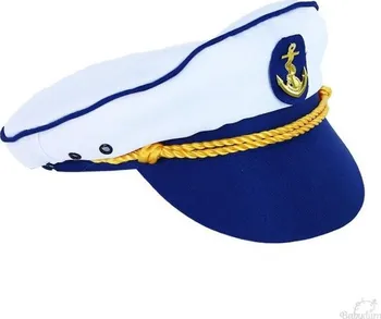 Karnevalový doplněk Rappa 211131 čepice kapitán námořník pro dospělé