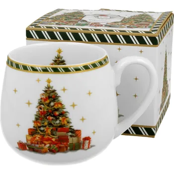 DUO Gifts DG - Vánoční hrnek barylka CHRISTMAS TREE v dárkovém balení - 430 ml