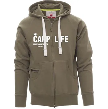 Pánská móda Mastodont Baits s.r.o. Mastodont Baits Mikina Pánská olivová edice 2022