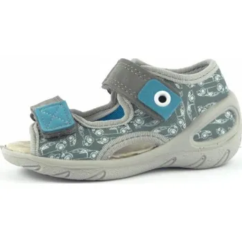 Dívčí sandály Befado sandálky 065 P 169 šedá, velikost 24