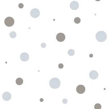 Tapeta Parato Dětská vliesová tapeta s šedými a modrými puntíky, 14823, Happy, Parato, velikost 10,05 x 0,53 m