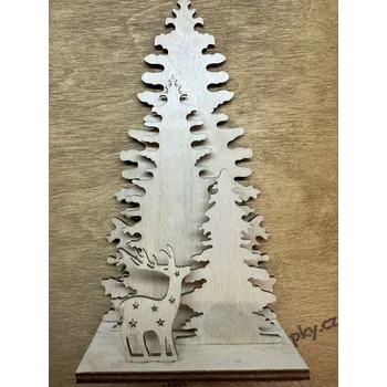 Vánoční ozdoba DCH Vánoční ozdoba Stromy s jelenem