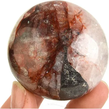 Přírodní kámen Hematit v křišťálu Madagaskar 130g