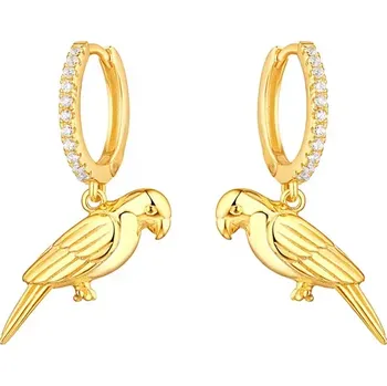 Náušnice Majya Stříbrné náušnice PARROT pozlacené Ag/; ≤2,19 g 10398