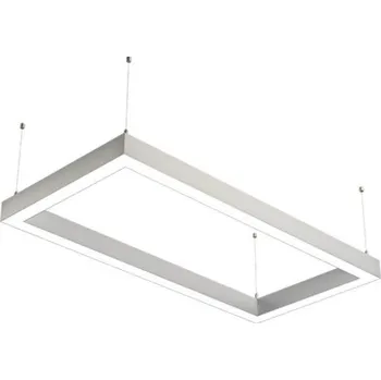 NASLI Stropní závěsné svítidlo STELLA DOMI LED 100 cm 136 W stříbrná