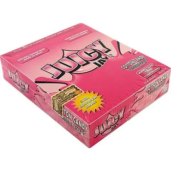 Papírky JUICY JAY'S King Size, Cukrová vata, 32ks v balení | box 24ks (Dlouhé papírky JUICY JAY´S KS Cotton candy, příchuť cukrová vata. 32ks v balení. Box 24ks.)