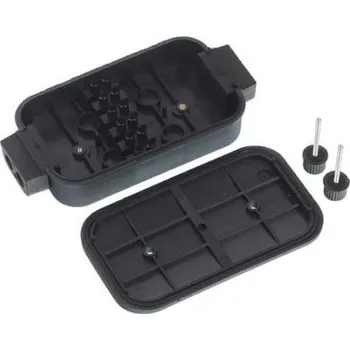 Auto elektroinstalace Skříňka rozvodů elektriky 6pinů černá