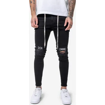 Dámské džíny Don Lemme Džíny Embroidery - black Velikost: 36R