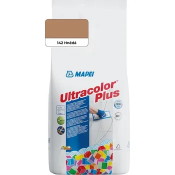 Průmyslové lepidlo Mapei ULTRACOLOR PLUS 142 HNĚDÝ Hydrofobní spárovací tmel 2KG 6014228AU