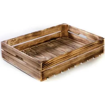 Úložný box Opálená bedýnka 60x40x12