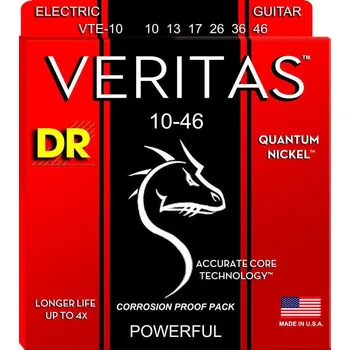 Struna pro hudební nástroj DR Strings VTE-10 Veritas Struny pro elektrickou kytaru
