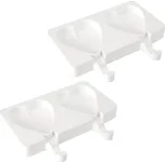 Silikonová forma na nanuky Silikomart Srdce Heart, 2ks | velké