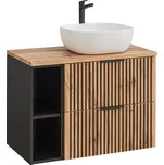 ArtCom Koupelnová skříňka s umyvadlem a deskou XILO DU80/1 | 80 cm