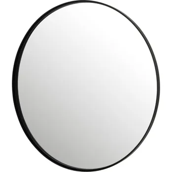 Zrcadlo Černé kovové závěsné zrcadlo J-line Debina 60 cm