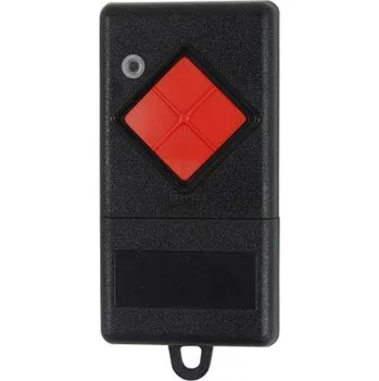 Dálkový ovladač vrat Dickert dálkový ovladač 1-kanálový - frekvence 40,685 MHz, náhrada vysílače Weller, vysílač pro vrata New England Door, Olymps Door, NED, pro pohon Bernal, Rallye