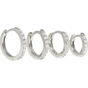 Náušnice Stříbrná náušnice kroužek KELLY 1 ks Velikost kroužku: 12 mm Ag 925/1000