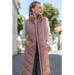 Jacqueline de Yong JDY dámská prodloužená vesta Finno pudrová Velikost: M