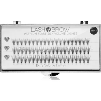 Umělé řasy Lash Brow Premium Flare Silk Lashes umělé řasy Extra Volume 1 ks