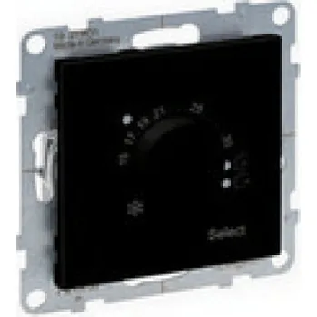 Termostat Legrand SUNO termostat pro podlahové topení s čidlem černá 721437