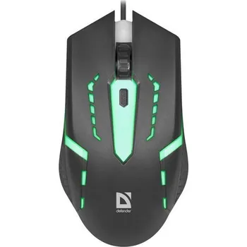 Myš Defender Myš Hit MB-601, 1200DPI, optická, 4tl., drátová USB, černá