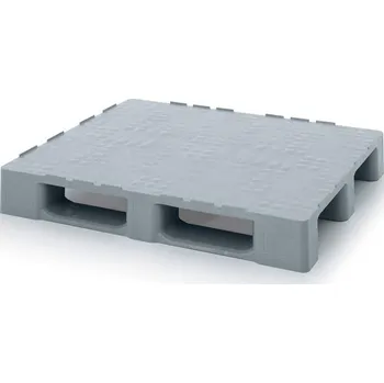 paleta Hygienická plastová paleta 1200 x 1000 mm, šedá, plná