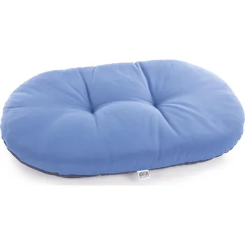 Pelíšek pro psa MARTIN SELLIER Vatelínový polštář pro psa oválný modrý XL