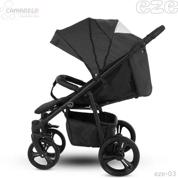 Kočárek Sportovní dětský kočárek Camarelo Eze, Eze-3 Tmavě šedá
