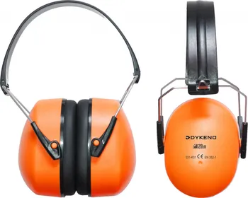 Chránič sluchu Dykeno 03101 neonově oranžová