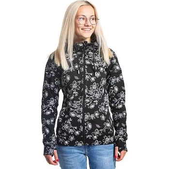 Meatfly dámská technická mikina Alisha Blossom Black | Černá | Velikost XS