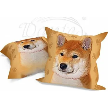 Dekorativní polštářek Dante Povlak Shiba-Inu - 40 x 40 cm